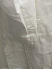 Fashion Seal Knee Length White Lab Coat W pockets Size 42 Style 499