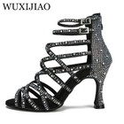 Latin Dance Shoes Ballroom Dance Shoes Platform New Party Square Shoes High Heel