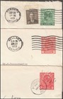 Canada Postal Stationery 1946 53 Kgvi Envelopes Used  x3   id 271 d48718 