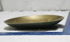 Antique Brass Stylized Double Dragon Bowl 7 5  Engraved Etched Chinese Dish