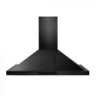 Zline 30    Kitchen Wall Range Hood Black Stainless Steel With Led Bskbn-30 