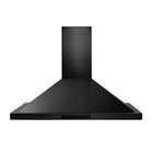 Zline 36    Kitchen Wall Range Hood Black Stainless Steel With Led Bskbn-36 