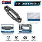 4 7 8  Inch 2000-3500lbs Hawse Fairlead For Synthetic Winch Rope Cable Atv Utv