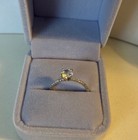 14k White Gold Moissanite Round Cut Engagement Ring 2 0 Ctw Size 9 Gra Certified