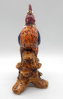 Vintage Italian Rooster Ceramic Hand-painted Glazed 16  Figurine Gorgeous