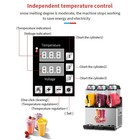 Commercial Slushy Machine 15l 4gal X3 Tank Margarita Smoothie Frozen Drink Maker