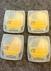 Lot Of 4 Iomega Clik  40mb Magnetic Storage Disks With Storage Cases Vintage