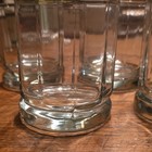 Set Of 4 Clear Anchor Hocking Essex Glass Tumblers Drinking Glasses 4 In Tall