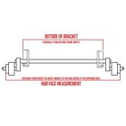 Dexter 2000 Lbs  Rubber Torsion Suspension Trailer Axle Beam 95  Hf 72 ob 10   Up