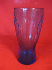Mcdonalds Blue Classic Glass 1961 Cup 6 5 Inches Tall Clean And Shiny Unused