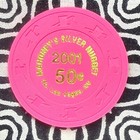 Mahoney  Silver Nugget 50c  0 50 Las Vegas  Nevada Poker Gaming Casino Chip V216