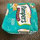 Vintage Pampers Baby Dry Early 2000s Size 1 Qty 20 Diapers Sealed Jumbo Pack Nos