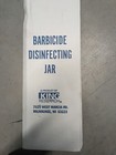 King Research Barbicide Glass Disinfectant Jar W  Original Box Packing   Papers