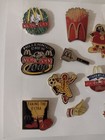 Lot Of 23   vtg Mcdonald s Employee Lapel Pins Crew Grimace Monopoly Arches More