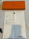 Hermes Bnib Milo Lambskin Grigri Rodeo Pm Noir Black Blue Horse Bag Charm
