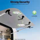 35 43 X 21 65 Rv Emergency Exit Window Tempered Glass Camper Black Anti-peep