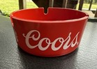Vintage 1980s Coors Beer Ashtray Cigarette Tray  Trinket Bowl Bar Pub Usa Nascar