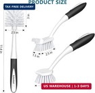 Setsail Dish Brush Set Of 3 With Bottle Brush  Dish Scrub Brush With Long Handle