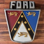 1950 s Ford Jubilee Crest Dealership Showroom Metal Wood Advertising Sign