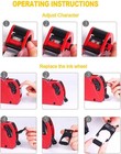 Mx-5500 8 Digits Price Tag Gun With 5000 Sticker Labels And 3 Ink Refill Label