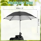Camera Umbrella  2pcs 15 Inch Sunshade Camera Protector Waterproof Cover  Black