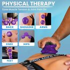 Lure Essentials Edge Silicone Cupping Therapy Set Cupping Kit For Massage Purple