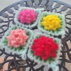 100  Handmade Crochet Scrubbies  Set Of 3  Assorted Colors  Dish Sponge scrubby 