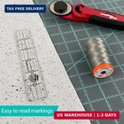 Creative Grids Quilt Ruler 1in X 6in Rectangle - Cgr106 - Made In Usa  Non-slip