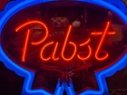 Vintage 2005 Pabst Blue Ribbon Pbr Beer Neon Light Sign 21x18x5 Excellent