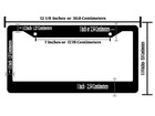 Make Your Own Custom Wording Words License Plate Frame