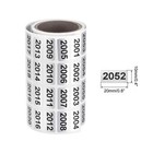 Consecutive Number Stickers 2001 To 3000 Inventory Label Black Numbers
