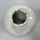 Vintage White Porcelain Enamel Barn   Gas Station Light Fixture 16   