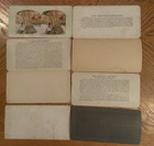 Assortment Of 8 Vintage Stereoview Cards From Early 1900s 