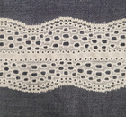 Vintage Klauber Brothers Ivory Eyelet Galloon Lace Trim  148 Yard Bolt Lot 65