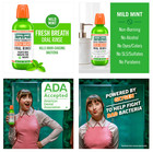 Thera Breath Fresh Breath Oral Rinse Mild Mint   Invigorating Icy Mint 16 Oz New