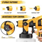 1400ml Electric Paint Sprayer 1000w Spray Gun Handheld Painting Gun Tool Nozzles