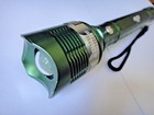 Green 1800 Lm Xml Led Torch Zoomable Flashlight 2x18650 2x Charger 69 Us Seller