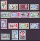 Cayman Islands 1962 Sc153-167 Mh Set