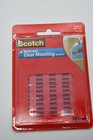 3 Scotch Removable Clear Mounting Squares Double Sided Adhesive Photo Safe 35ct