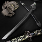 41 5  Dragon Samurai Katana Sword Carbon Steel Blade Bushido Shinken Ninja Sword