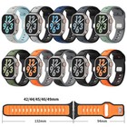 Adjustable Sports Silicone Watch Band Strap For Apple Watch 42 44 45 46 49mm