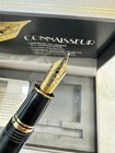 Sheaffer Connaisseur 18k 750 Gold Nib Fountain Pen - Black Ink                   