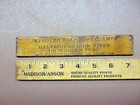 Antique  anchor Brand  Short  7 1 4  Advertising Wood Ruler Lovell Mfg  Co  1899