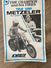 Vintage Metzeler Tire rick Burgett moto Race Poster- 78 Mx National Champ
