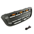 Black Front Grille Fits For  Ranger 2004-2011 Upper Grill With Led Light