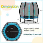 4 5ft Kids Trampoline Recreational Bounce Jumper W safety Net Outdoor indoor