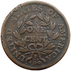 1798 S-148 R-2 Anacs G 4 Draped Bust Large Cent Coin 1c