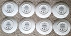 Walt Disney World 25th Anniversary 8 Plate Set Bradford Exchange Excellent Fast