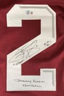 Johnny Manziel Signed Texas A m Jersey   3xinscribed With Johnny F    n Football