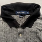 Ralph Lauren Polo Golf Vintage Gray Black Diamond Print